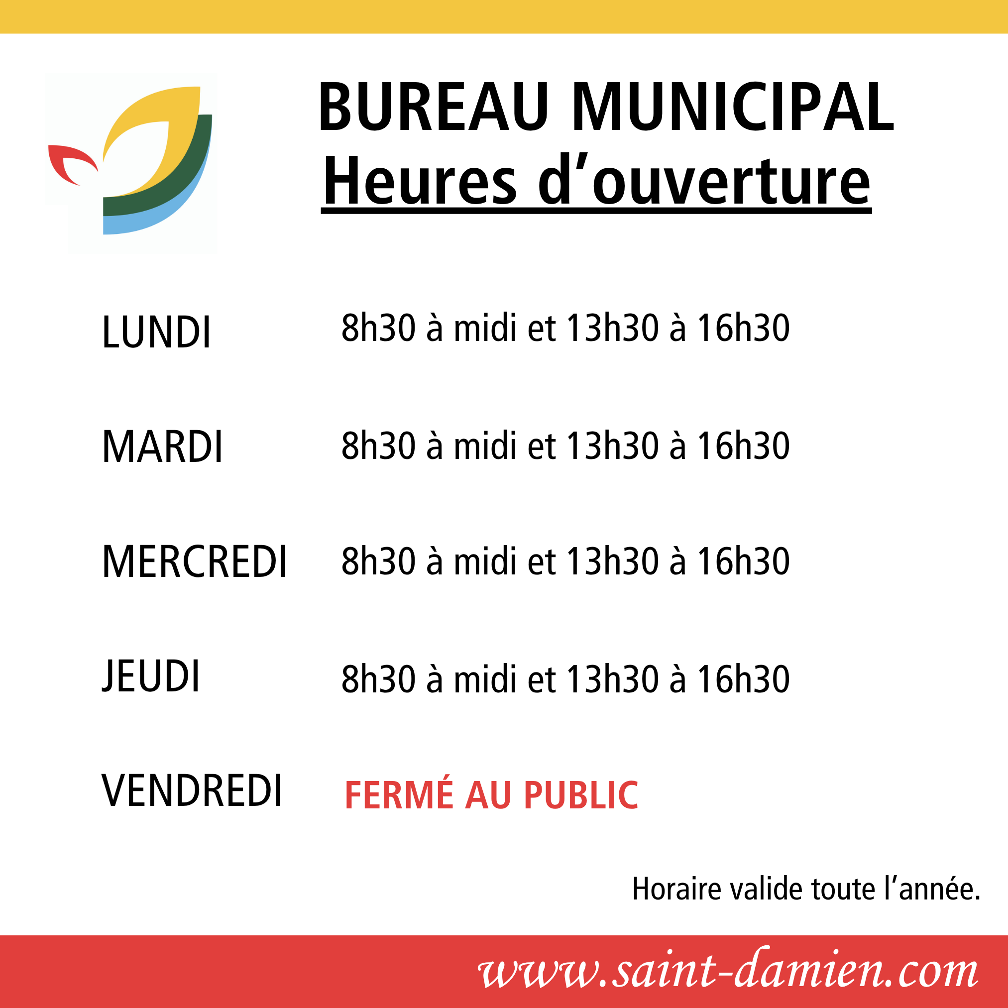 horaire-bureau