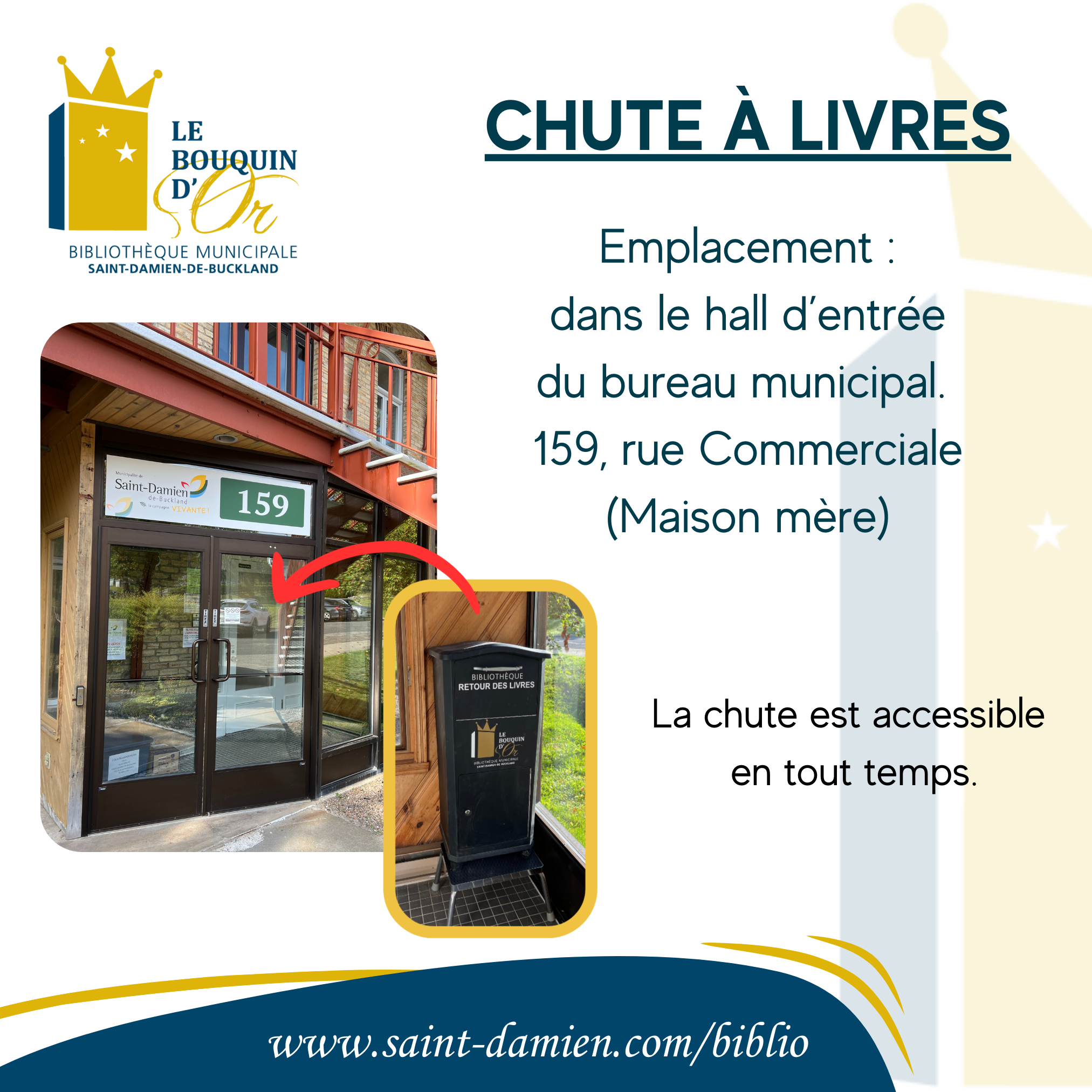 chute à livres