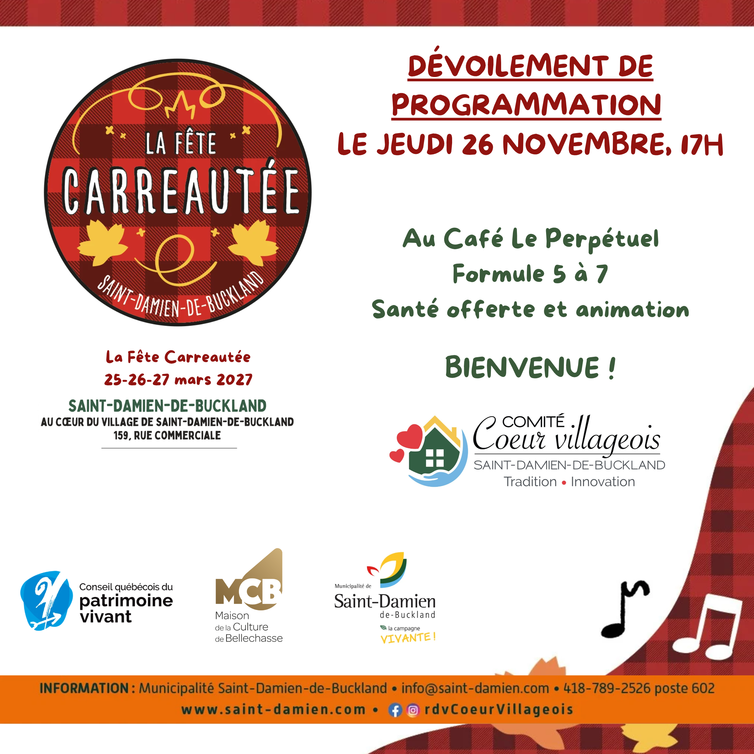 CANEVAS Fete carreautée